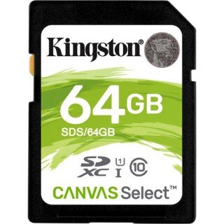 Kingston Canvas Select 64 GB (SDS/64GB) SD kullananlar yorumlar